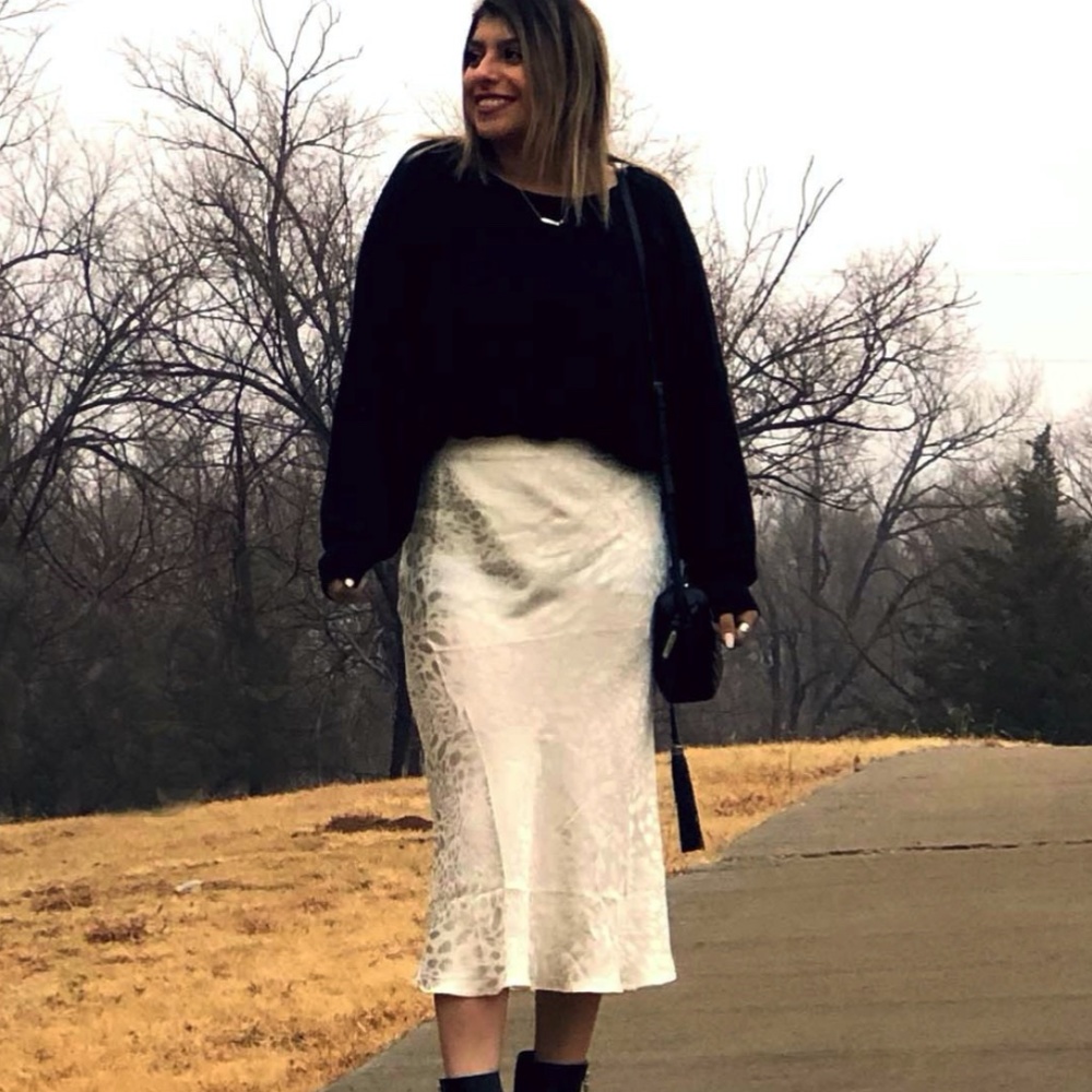 Leopard Midi Skirt